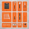 VonHaus Household Tool Kit - 53pc Tool Kit for Beginners - Includes Precision Screwdrivers, Claw Hammer, Pliers, Hex Keys, 20 Bits & More - Home Tool Kit with Hand Tools in Carry Case