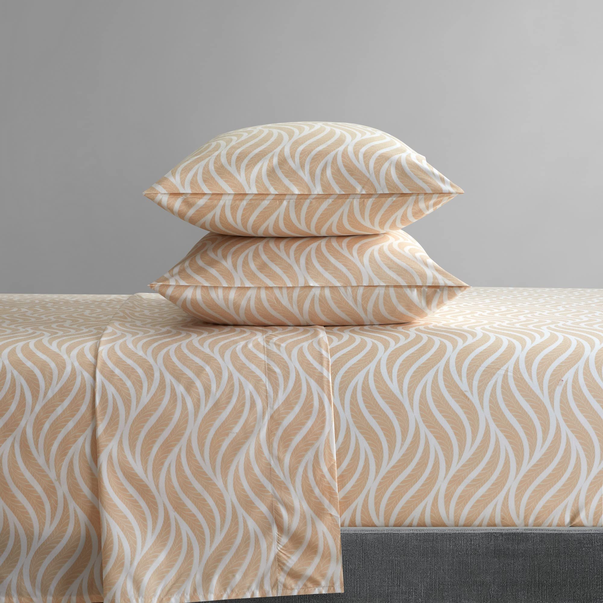 New York & Company Kate Bettlaken-Set Twin XL – Superweich, Geometrisches Muster, 3-teilig