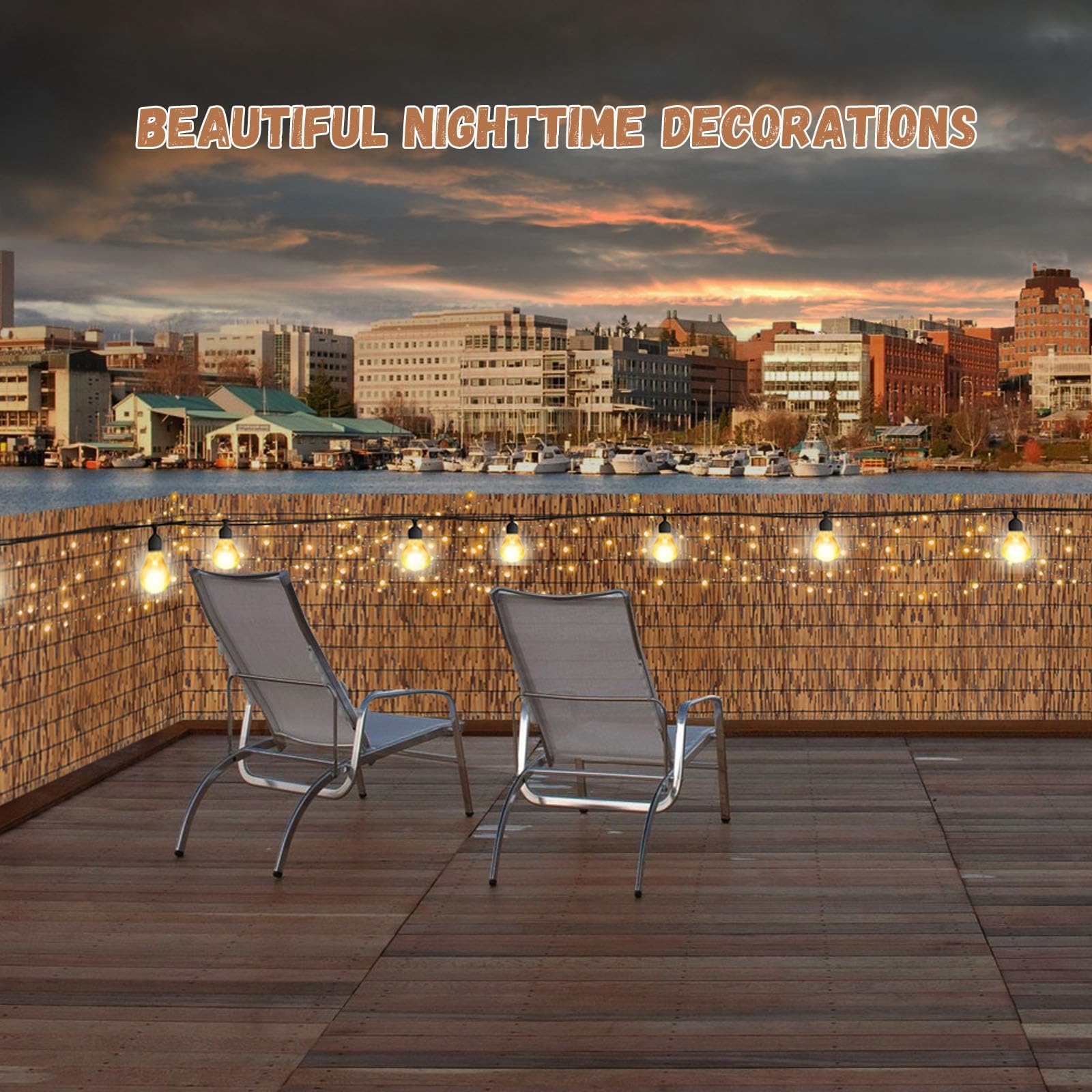 Amazon.de: Bambus Sichtschutz 120 Hoch Bambuszaun 180 Cm Hoch Balkon Zaun  Tuch Schilfrohrmatte 120x600 Bastmatten Sichtschutz Fr Terrasse, Garten,  Sonnenschutz Und Dekorative Barriere Natrlicher Schilfrohr