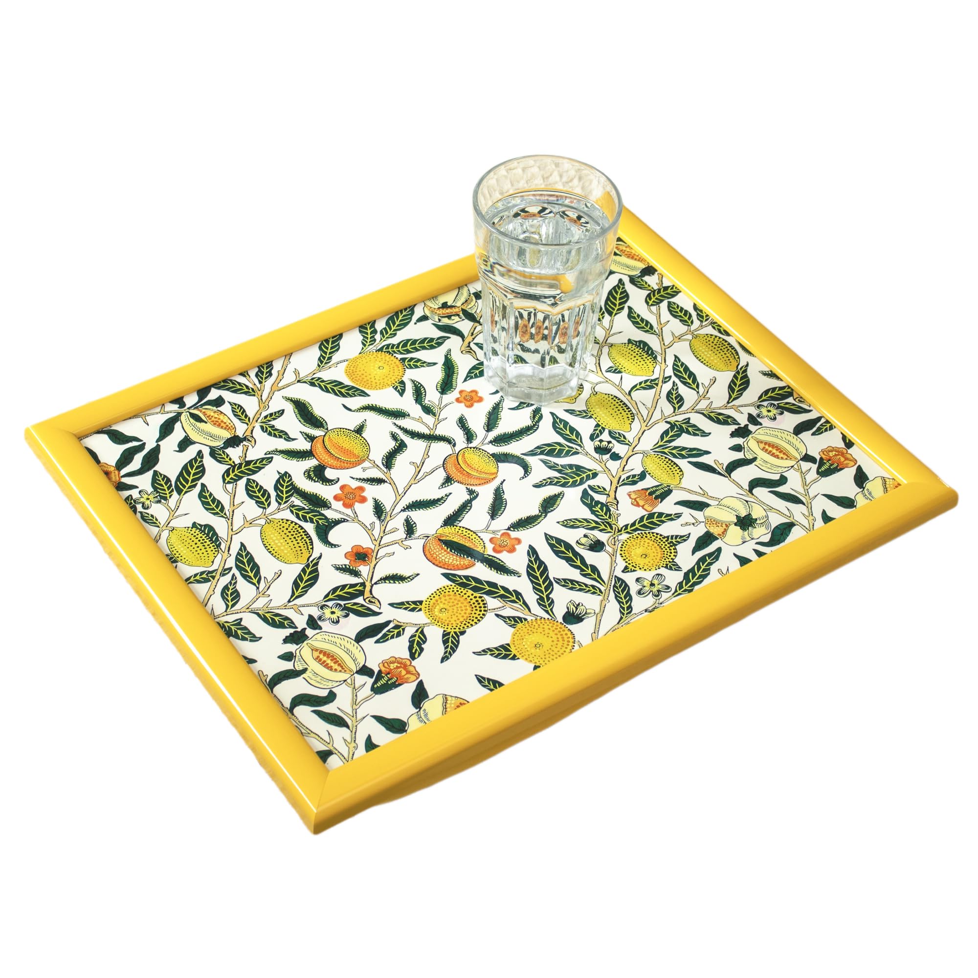 Darthome Yellow William Morris Fruits Cushioned Laptray 44X34cm Lemon Tree Laptop Bean Bag Tray