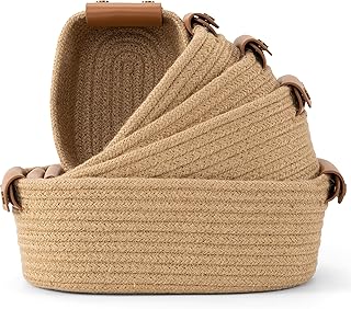 29 Entryway Wall Ideas Guests Will Notice The Moment They Walk In 86 Beautiful Storage Basket Set of 5 - Sturdy Jute Rope Baskets for Shelves...