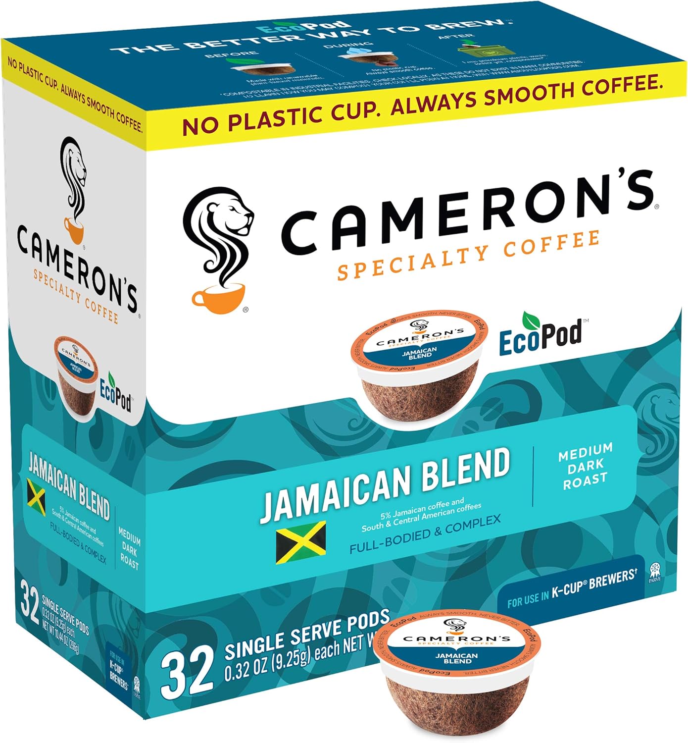 Cameron's Coffee JAMAICAN Blend Single Serve, 32 Count Amazon.ca