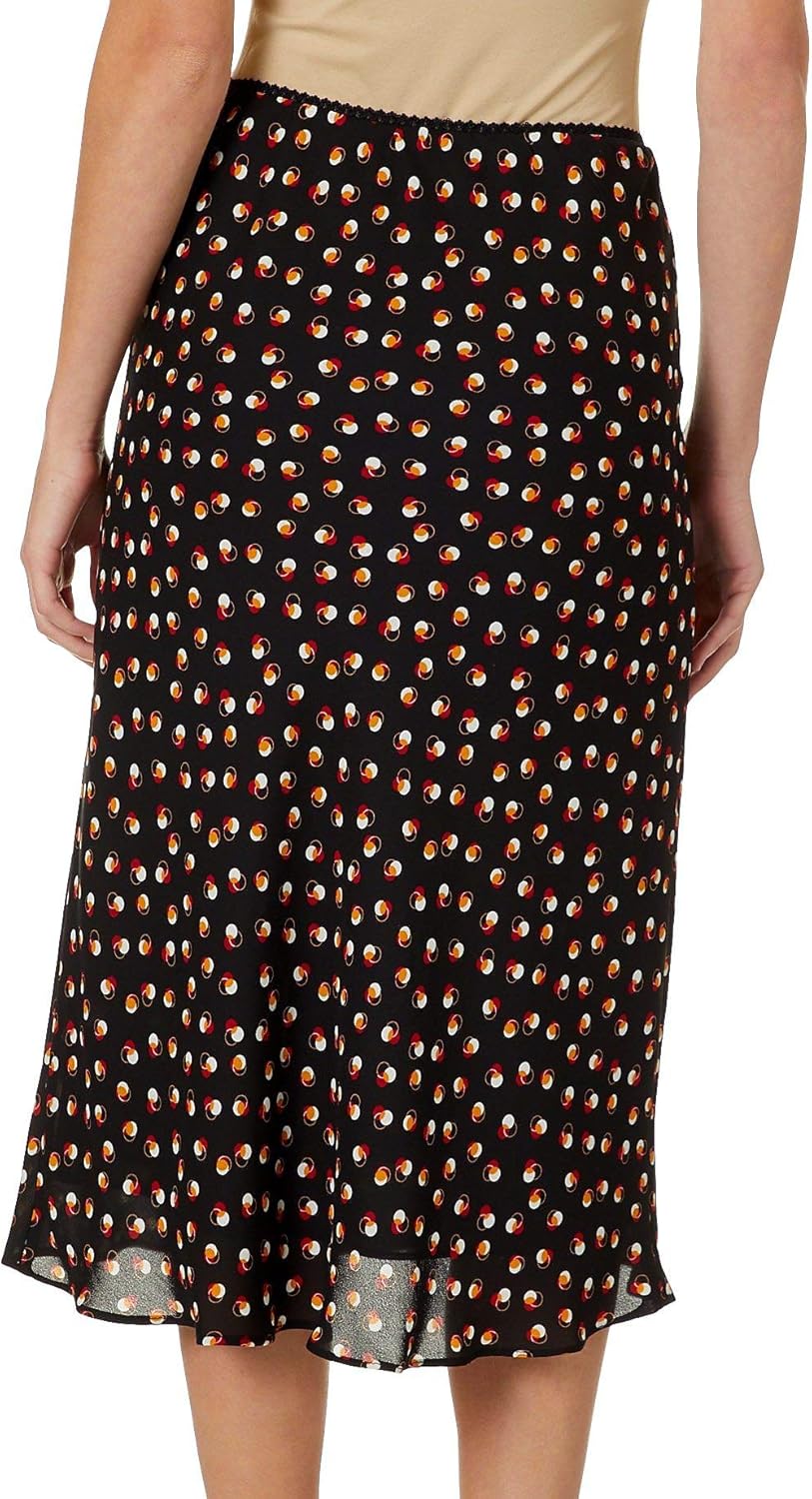 Max Studio Women's Printed Poly Crepe Bias Cut Skirt at  Women’s Clothing store