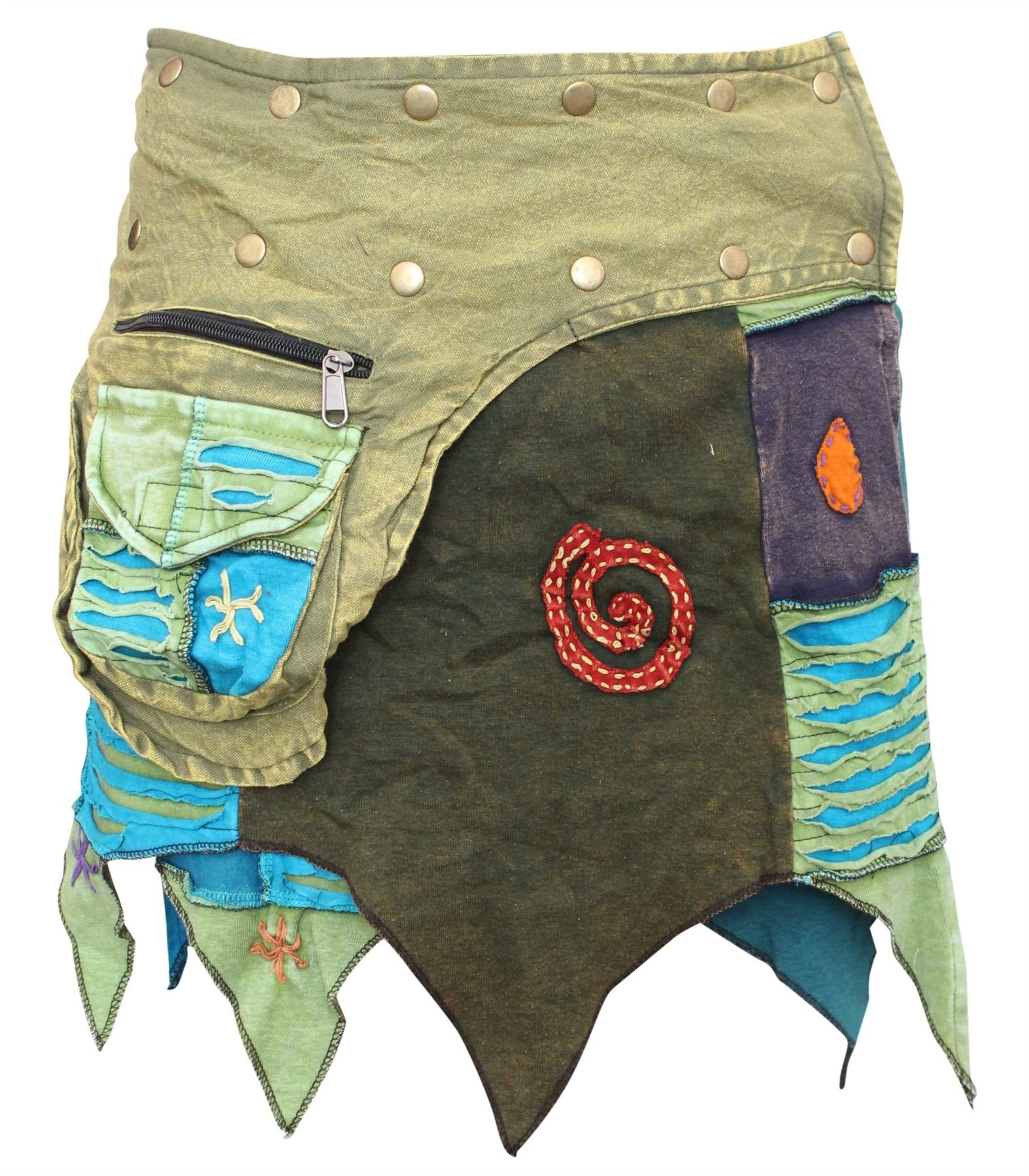 SHOPOHOLIC FASHION Jupe Gothique Hippie pour Femme