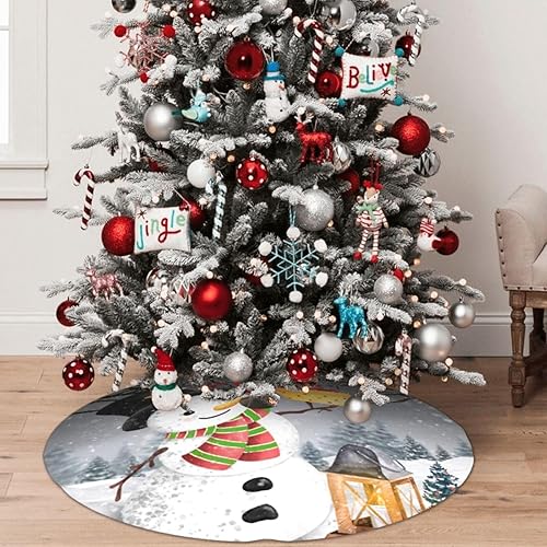 Vista 33 de Falda de árbol de gnomo de Papá Noel de 36 pulgadas para Feliz Navidad, Halloween, vacaciones, Año Nuevo, Navidad, fiesta, árbol, decoración, Gnomo