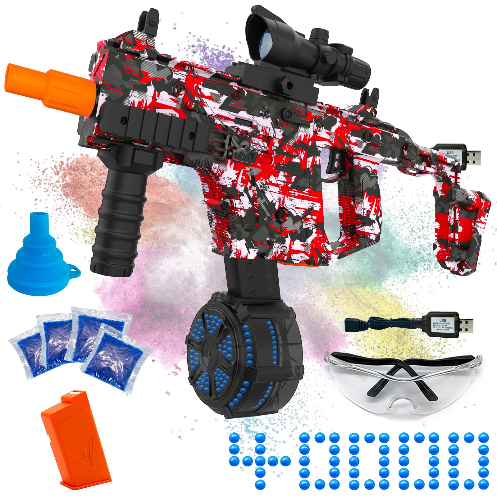 Buy Electric Gel Ball Blaster, High Speed Automatic Splatter Ball