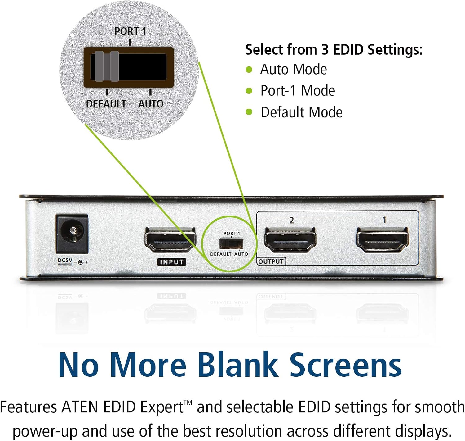 ATEN VS182B 2-Port True 4K HDMI Video Splitter, Supports HDR10+