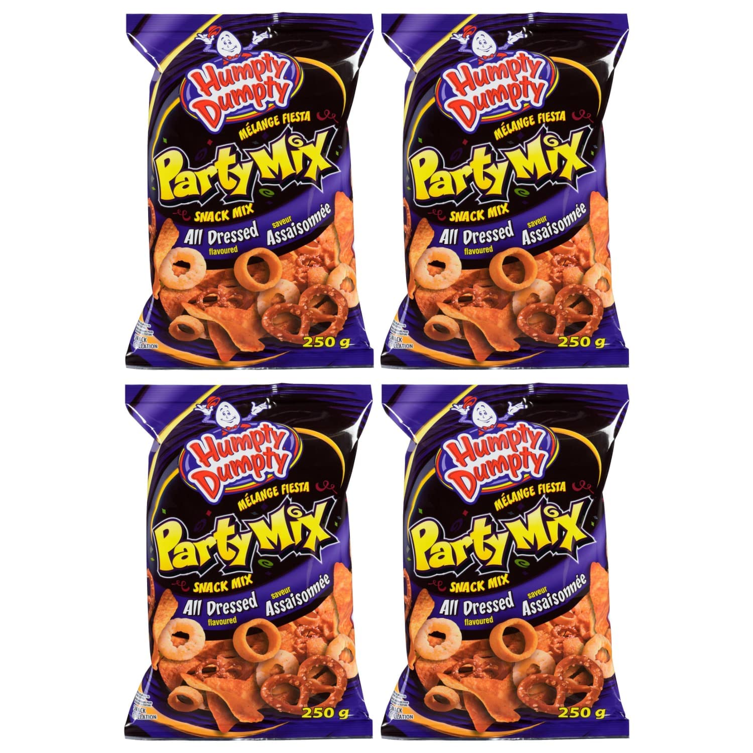 all dressed party mix Pretzel Pzazz All Dressed - 56g