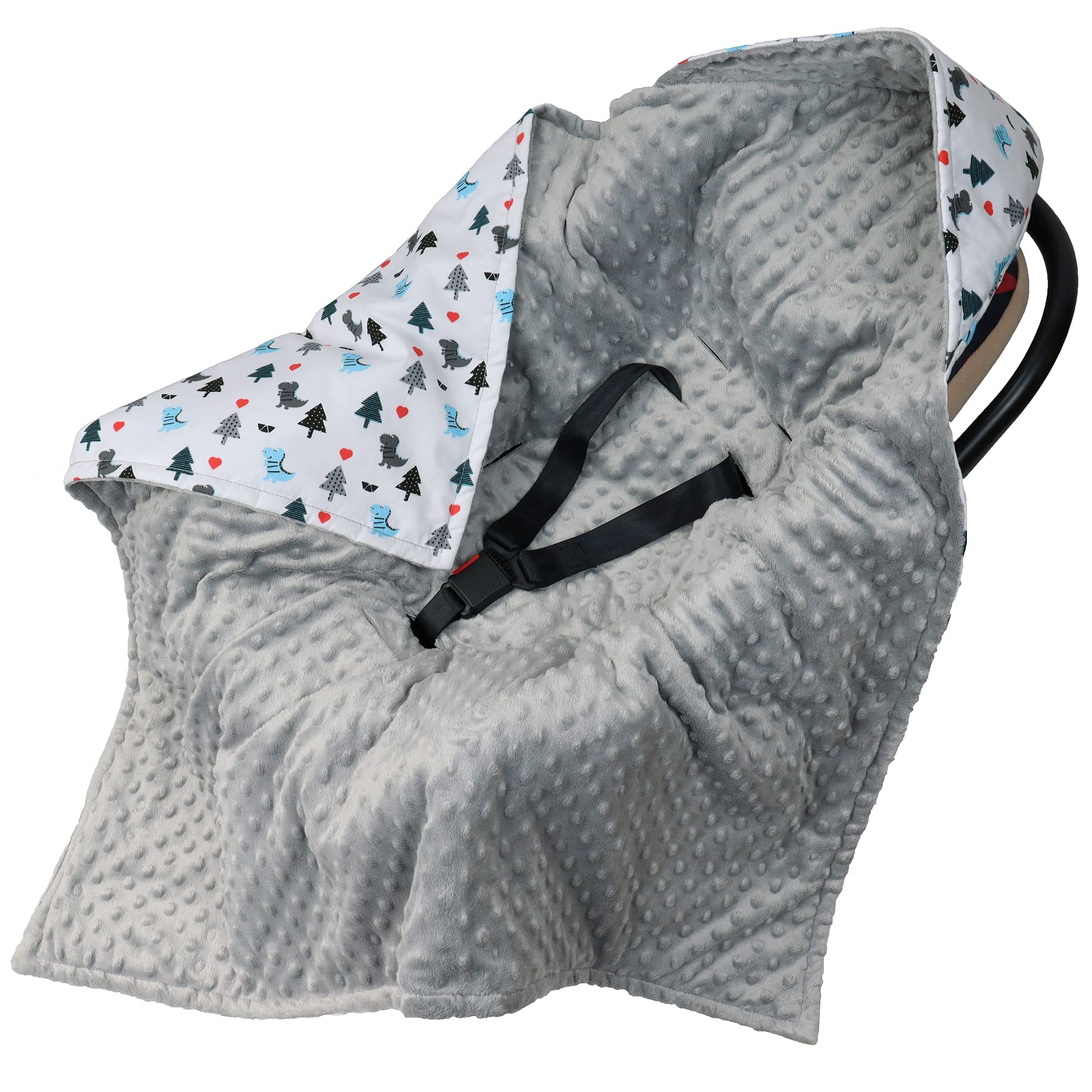 Copri Ovetto Neonato Hivia 90x90cm - Universale Per Seggiolino E Carrozzina, 100% Cotone | Invernale E Estivo - Foto 2