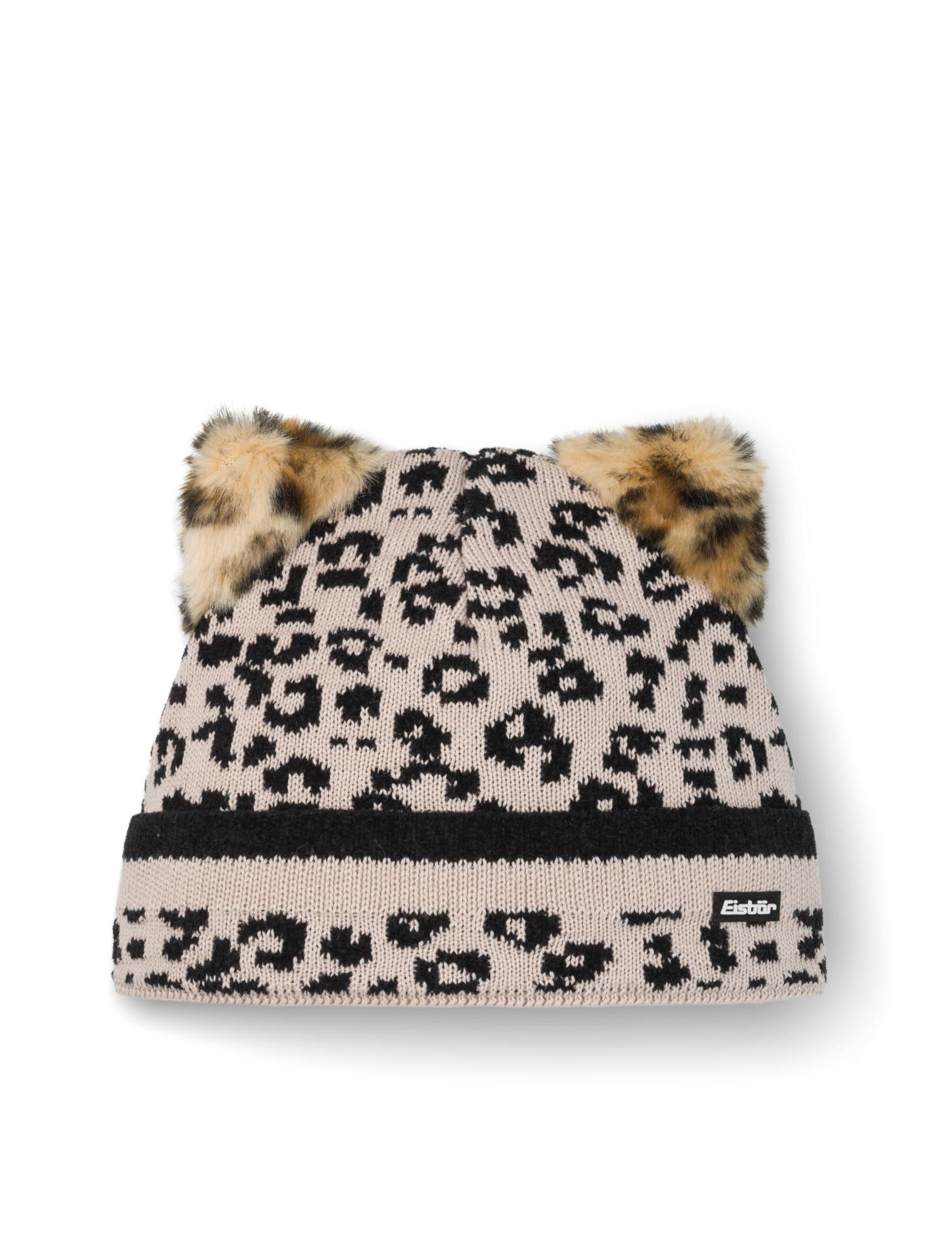 Eisbär Gorro de mujer Stephie Leo – 50 años Esquí Austria colección de aniversario – Gorro de lana merino para mujer con forro polar protege contra el frío y el viento – Gorro de invierno con patrón