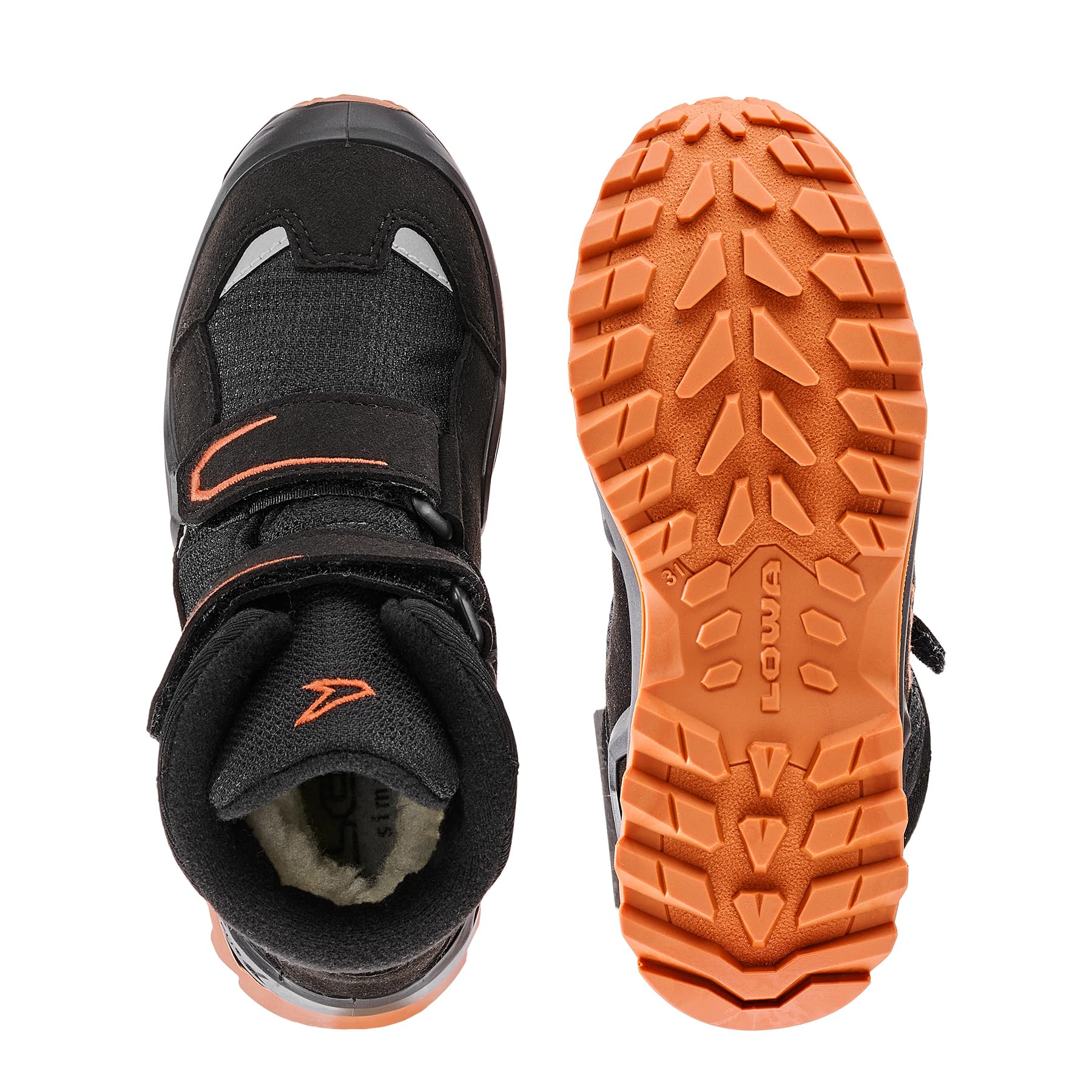 LOWA Milo Evo GTX MID JR NEGRO/ORANJA