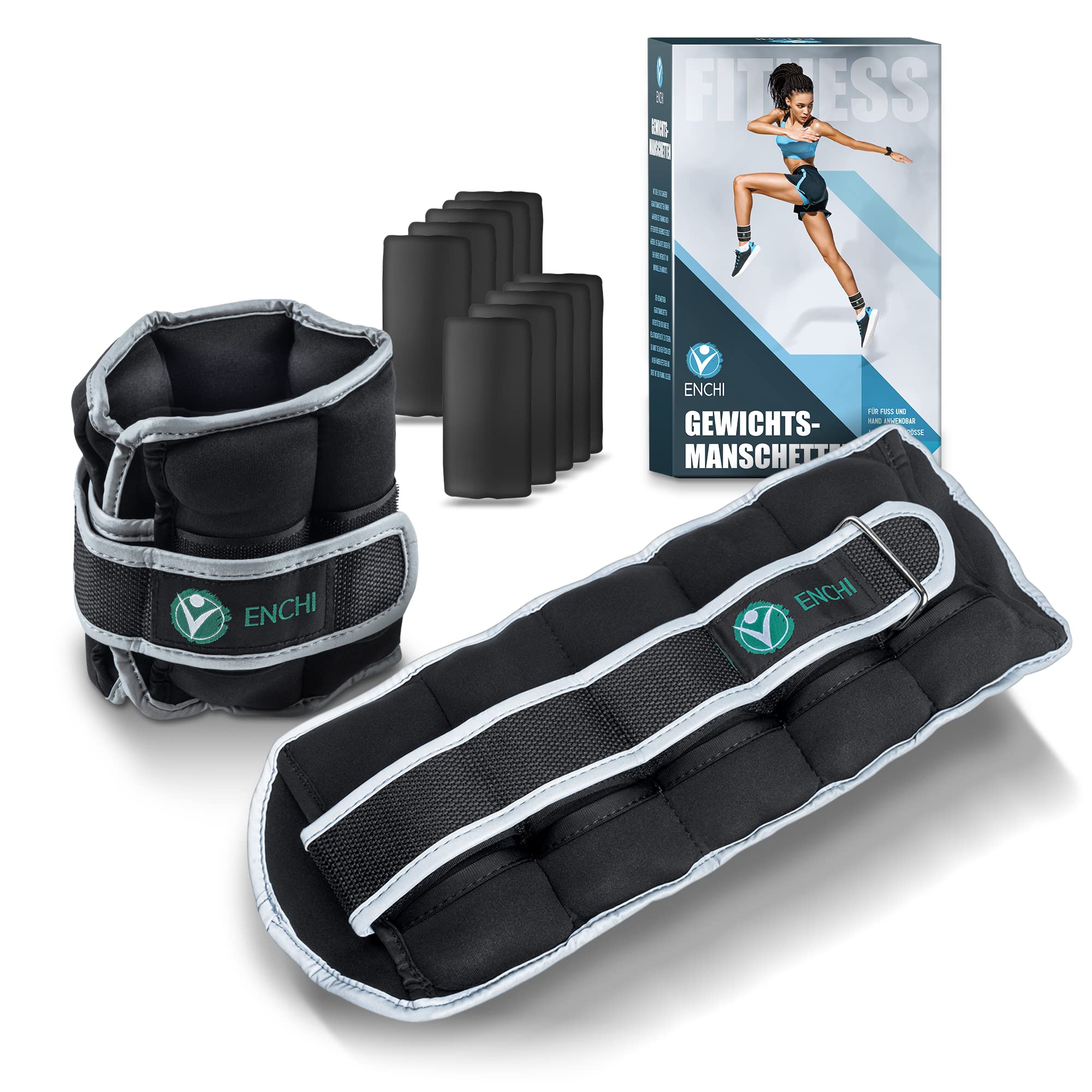 Pesi Da Polso E Caviglia Schildkröt® - Regolabili Da 0,5kg A 2kg, Ideali Per Fitness E Allenamento - Foto 10