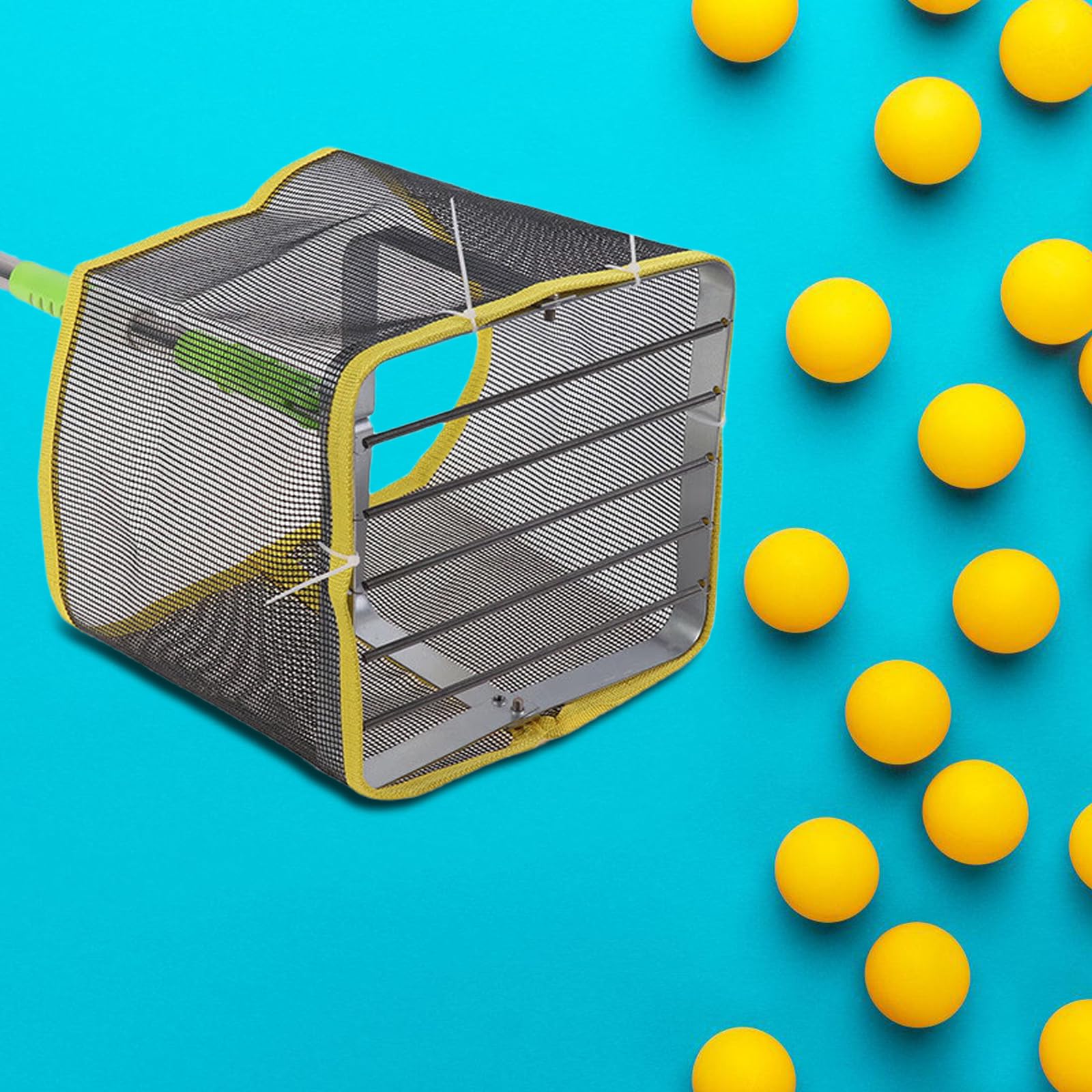 Colector de pelotas de tenis de mesa ajustable, peso ligero, recuperador de pelotas de pingpong para una fácil colección de bolas, herramienta de entrenamiento de pingpong