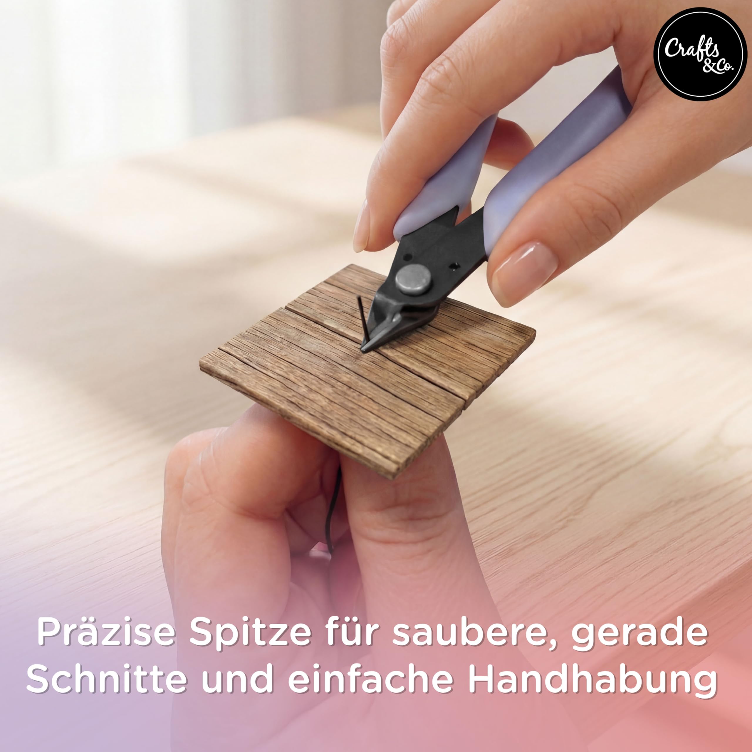 Crafts&Co® Modellbau Werkzeug Set | 17-teiliges Komplettes Set | Für Miniaturhäuser Bausatz | DIY Bastel Sets | Miniatur Zubehör