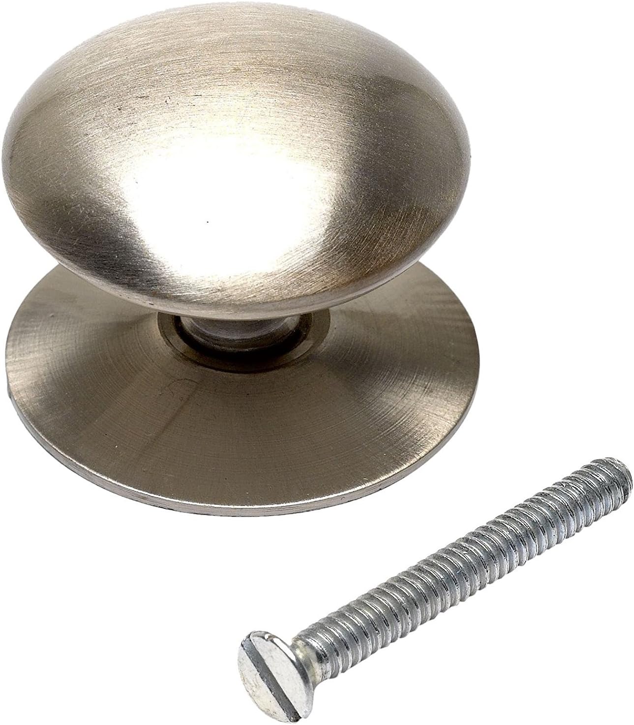 Bulk Hardware BH50537 Satin Chrome Victorian Style Cupboard Door Knob, 25 mmMetal Knob