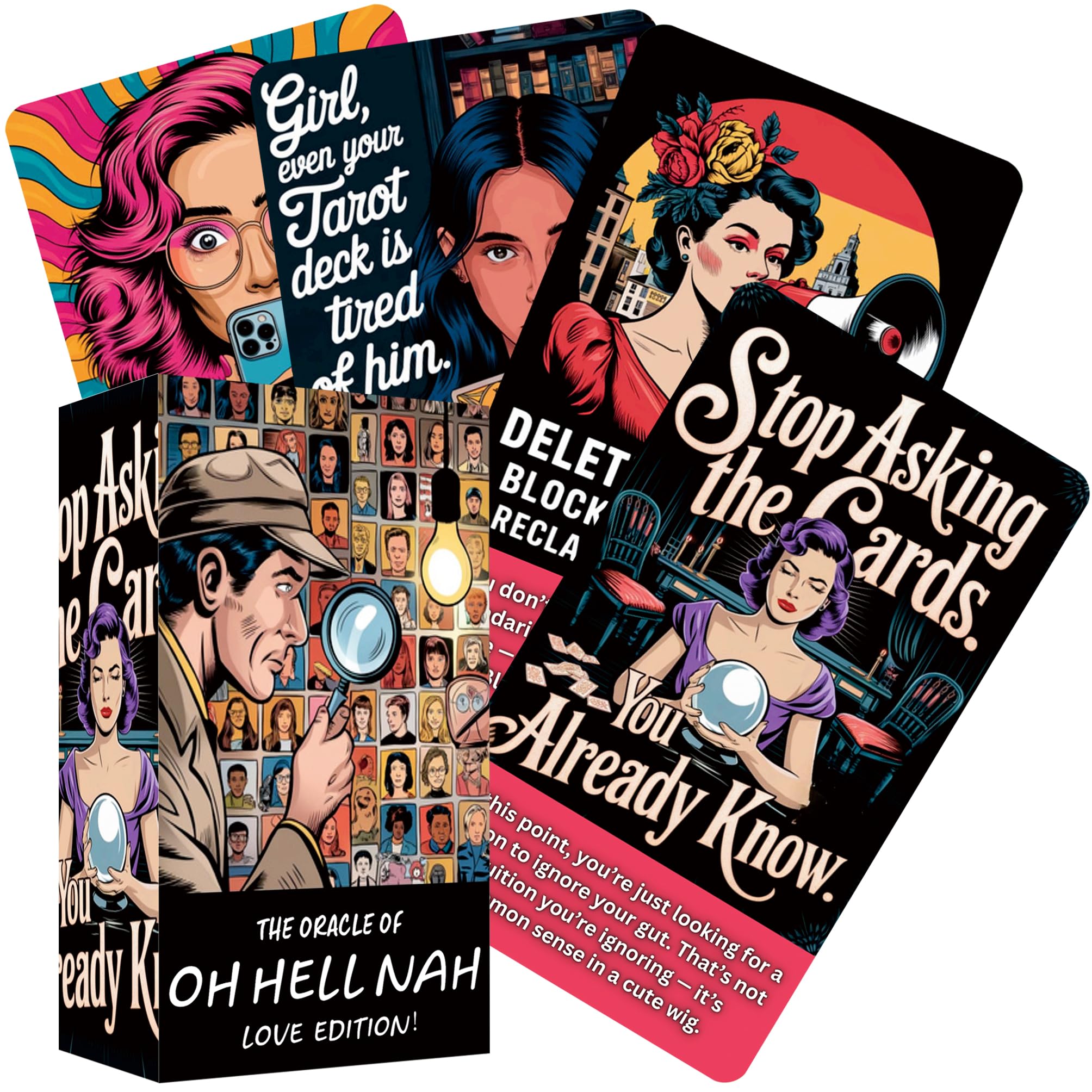 The Love Oracle Cards Of OH HELL NO, 72-Card Oracle Deck Delivers