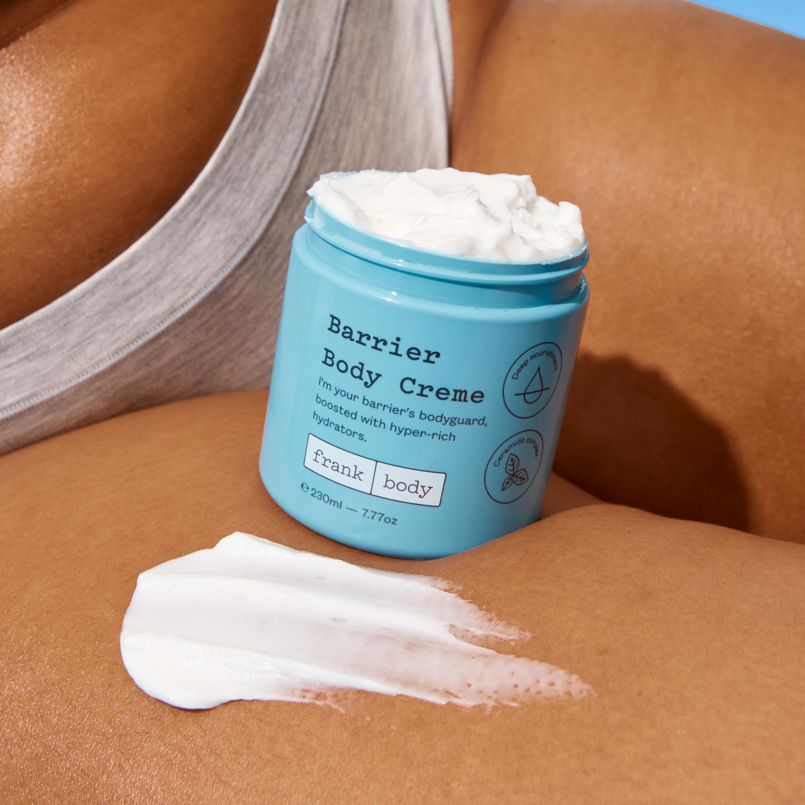 Amazon.com : frank body Barrier Body Cream | Deep Hydration for