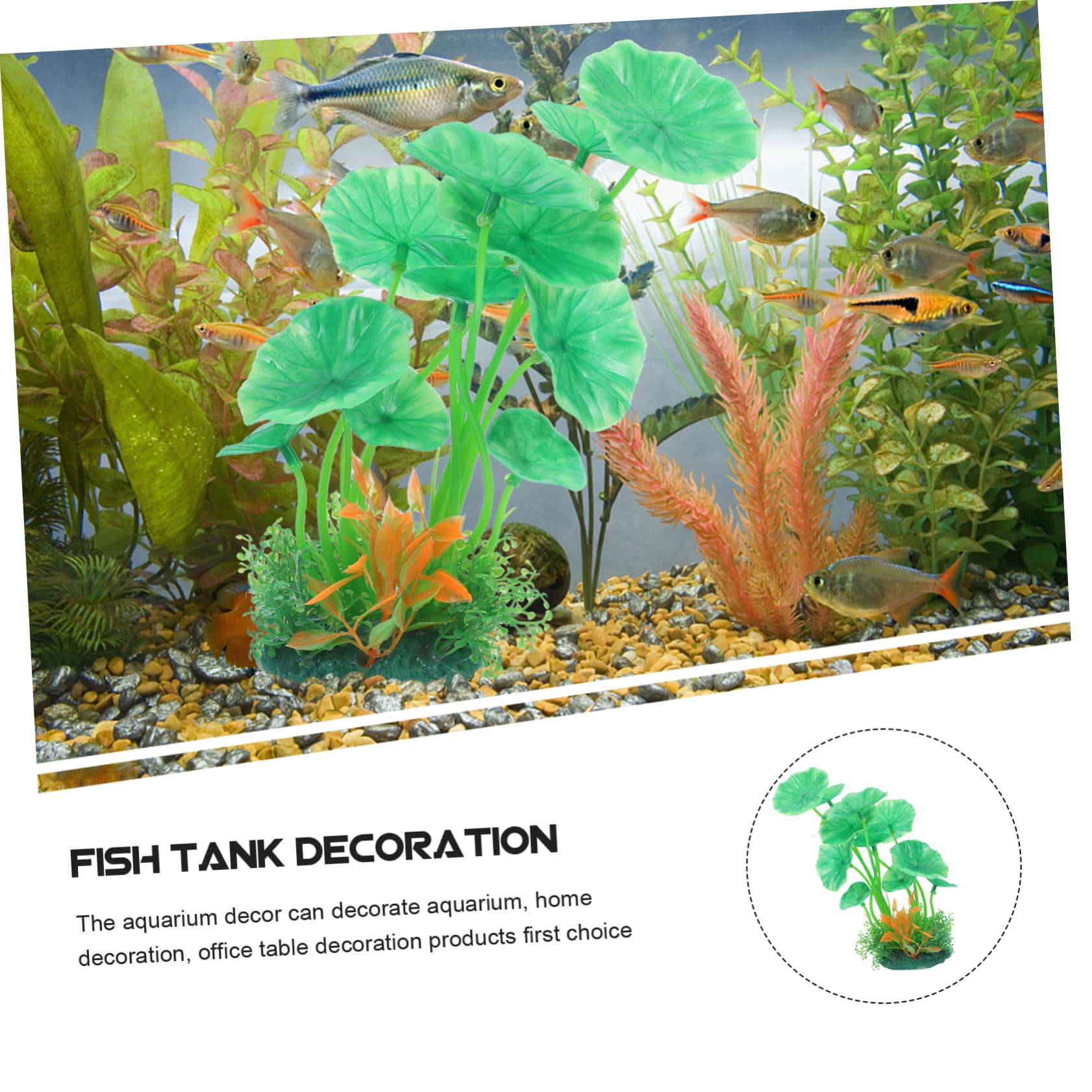 Sosoport 10stücke Künstliche Wasserpflanzen Für Aquarien Dekoration Für Betta-fischbecken Geeignet Für Süß Und Langlebiges Material Aquarium