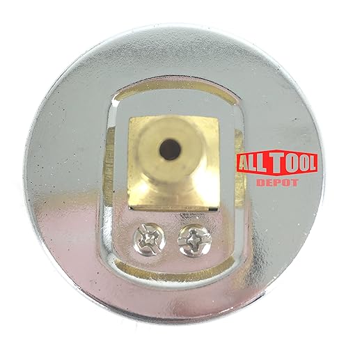 Miniatura 8 de Manómetro de presión de aire de 2" Montaje lateral inferior 14" NPT 2" Dial - 0 a 160 PSI