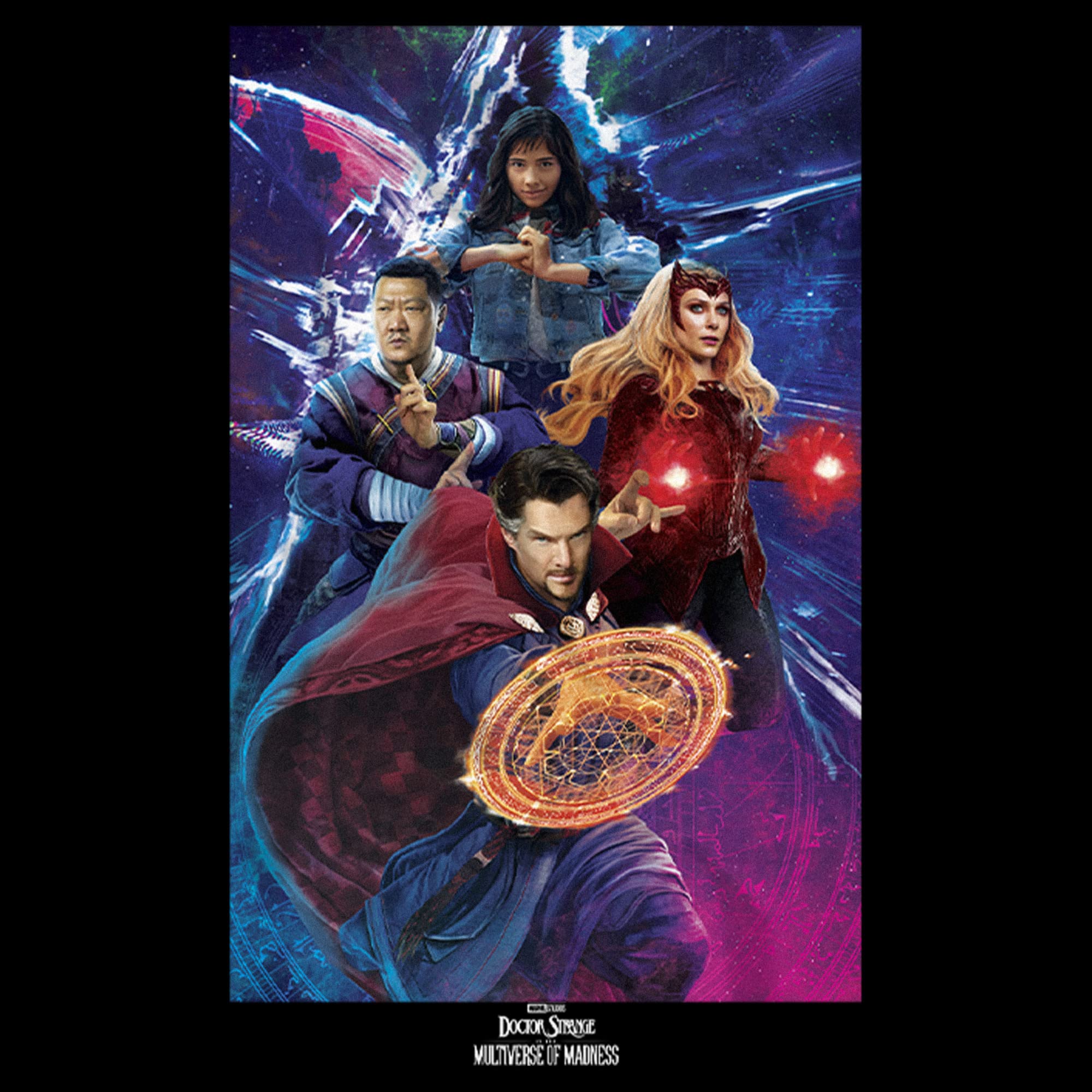 Marvel Dr Strange Group Shot, Sudadera Bebe Niños Unisex^niños, Schwarz,