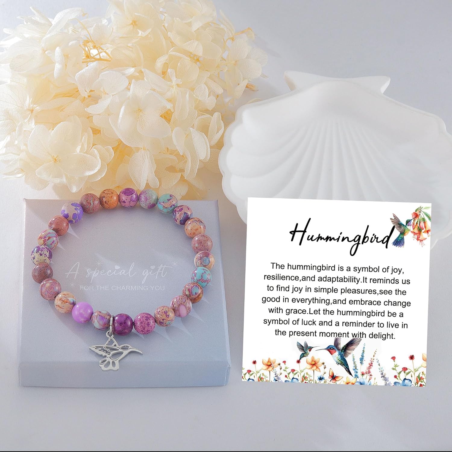 MollyQueen Hummingbird Bracelet & Jewelry - Charm & Inspirational Gifts for Women - Image 6