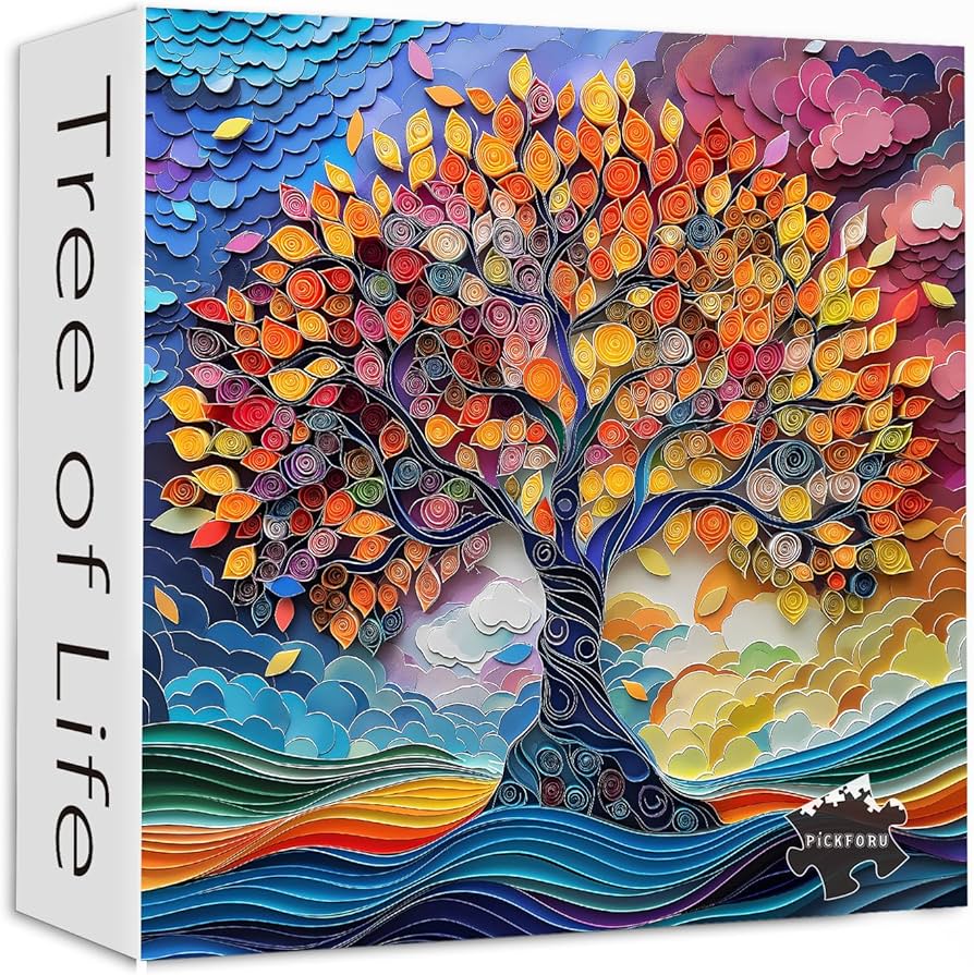 【新品未使用】 キムシルベック 1000ピース パズル Amazon | 正方形 生命の樹 ジグソーパズル 1000ピース 大人用