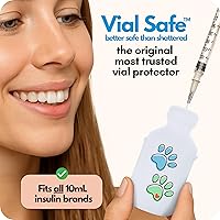 Vista 2 de VIAL SAFE La funda protectora de botella de insulina más confiable para diabetes Nunca arriesgarás a romper tu vial de insulina, funda protectora