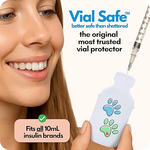 Miniatura 2 de VIAL SAFE La funda protectora de botella de insulina más confiable para diabetes  Nunca arriesgarás a romper tu vial de insulina, funda protectora