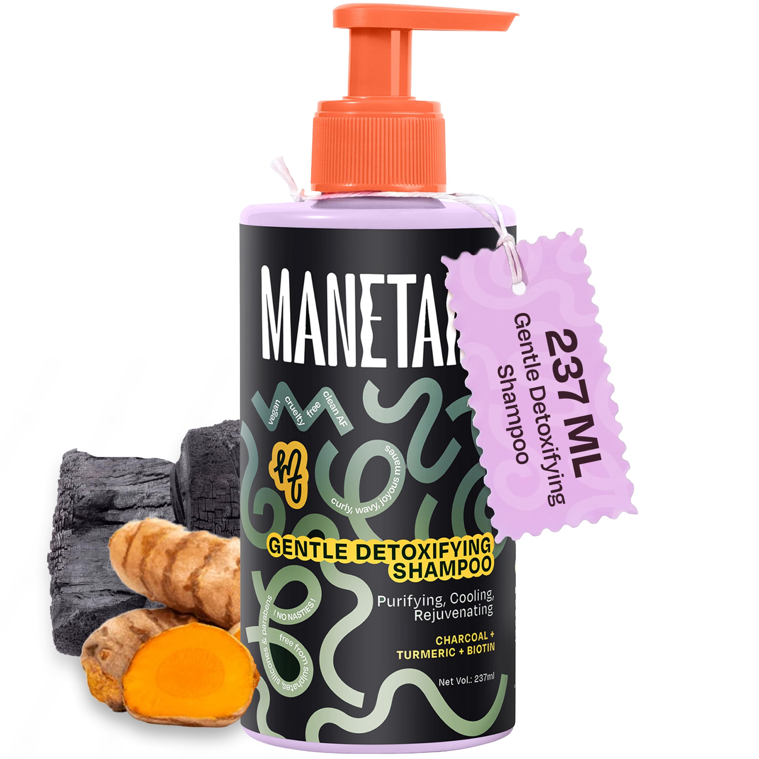 Buy MANETAIN Gentle Detoxifying Shampoo 237ml – Deep Cleansing for