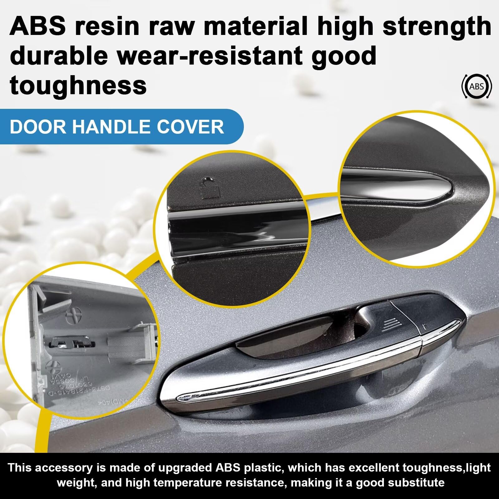 Amazon.com: Goholy Car Exterior Door Handle Key Hole Trim Cover