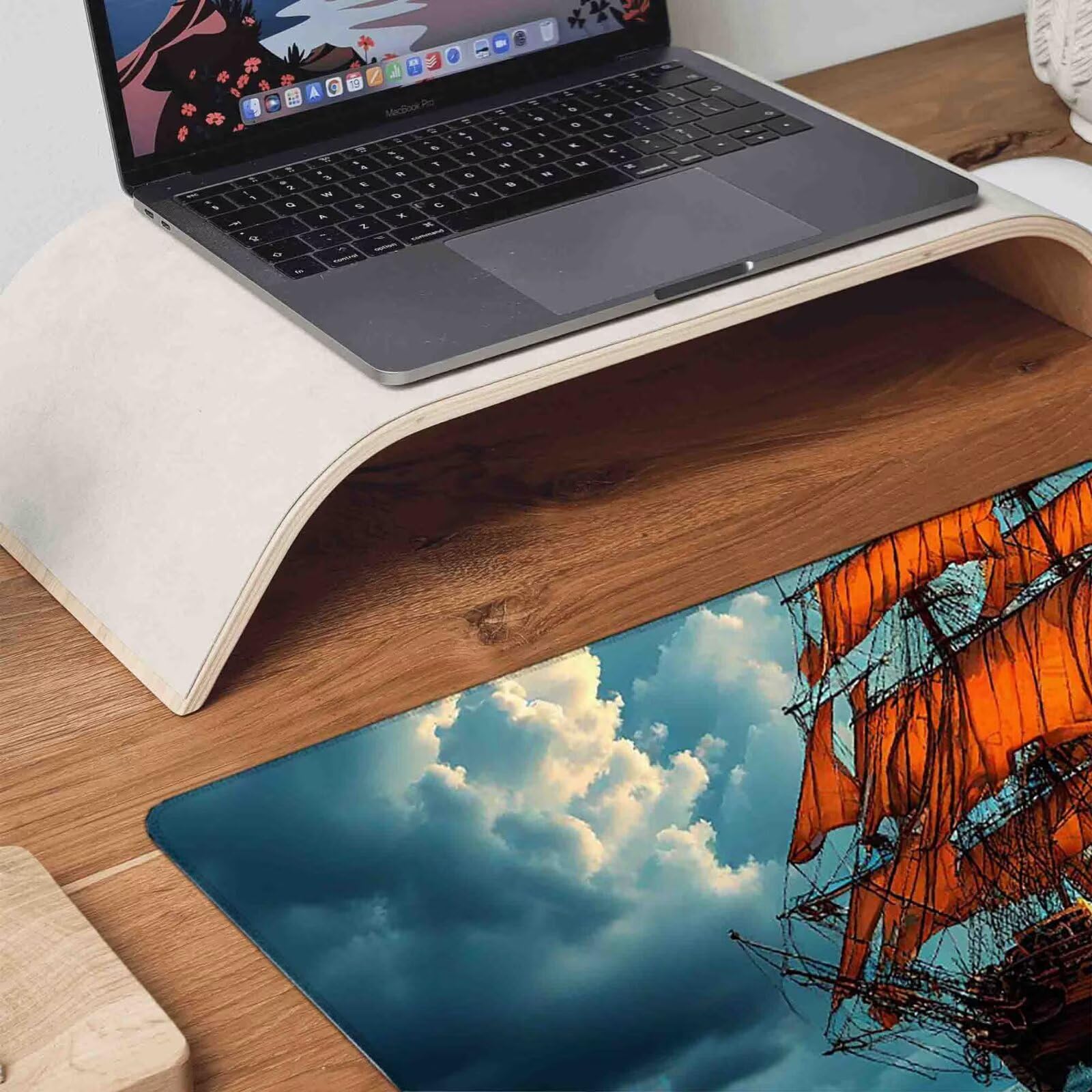 Podkładka pod mysz XXL 1200 x 600 mm szara podkładka pod mysz do łodzi antypoślizgowa gumowa podkładka do gier, akcesoria biurowe, podkładka pod mysz o wysokiej precyzji i szybkości dla graczy/biura