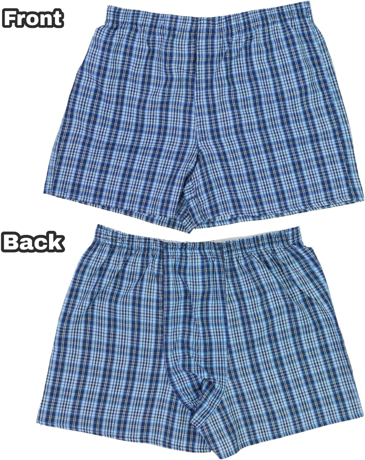 ToBeInStyle Men's Classic Multicolor Boxer Briefs in 3 or 6 Pack - Image 7