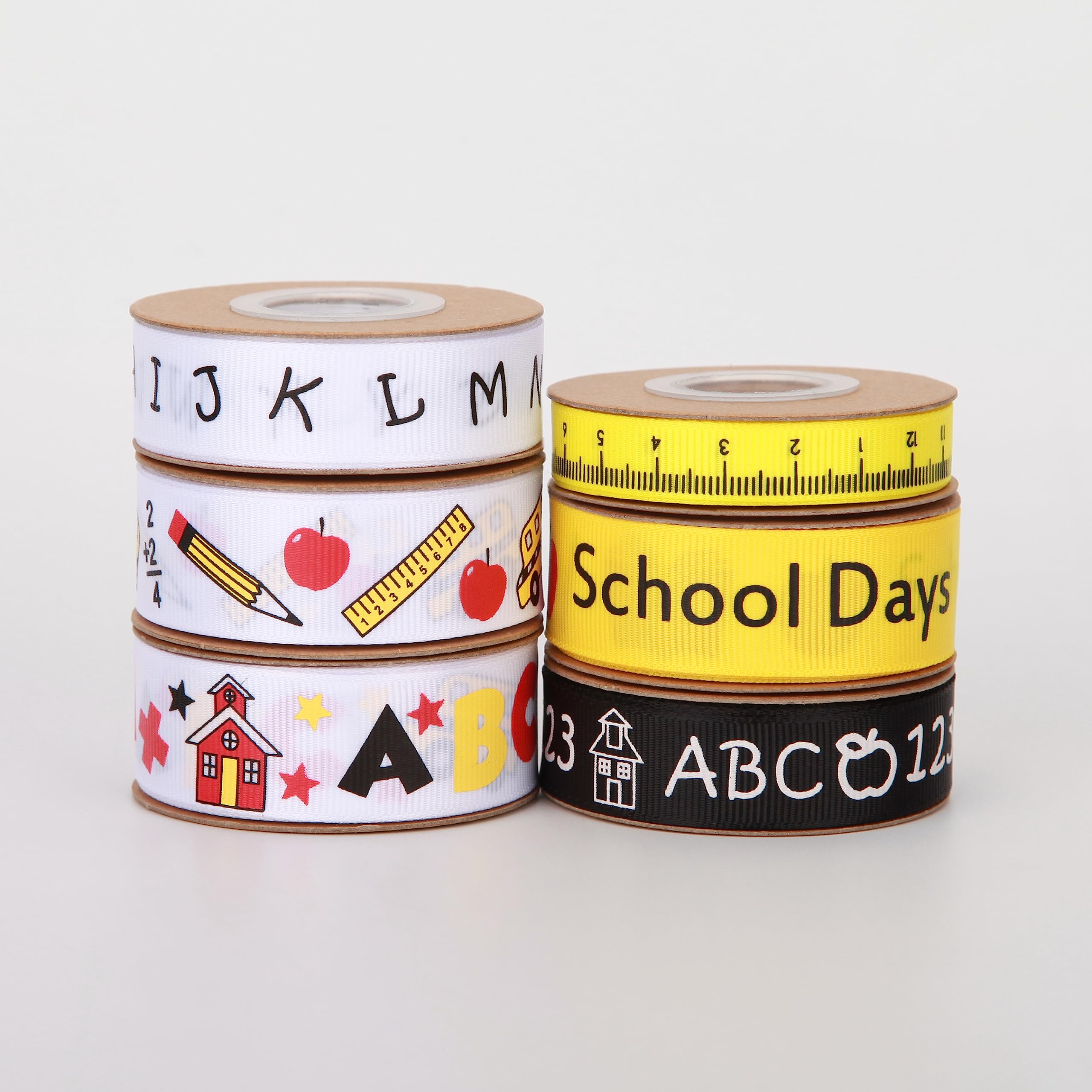 Snapklik.com : Meseey Back To School Themed Grosgrain Ribbon Ruler ...