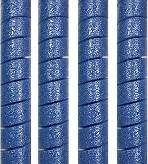 Oodles of Noodles 4 Pack Curlz Craft Foam for Crafts and Projects - 50 inch pre-Cut Spiral Blue