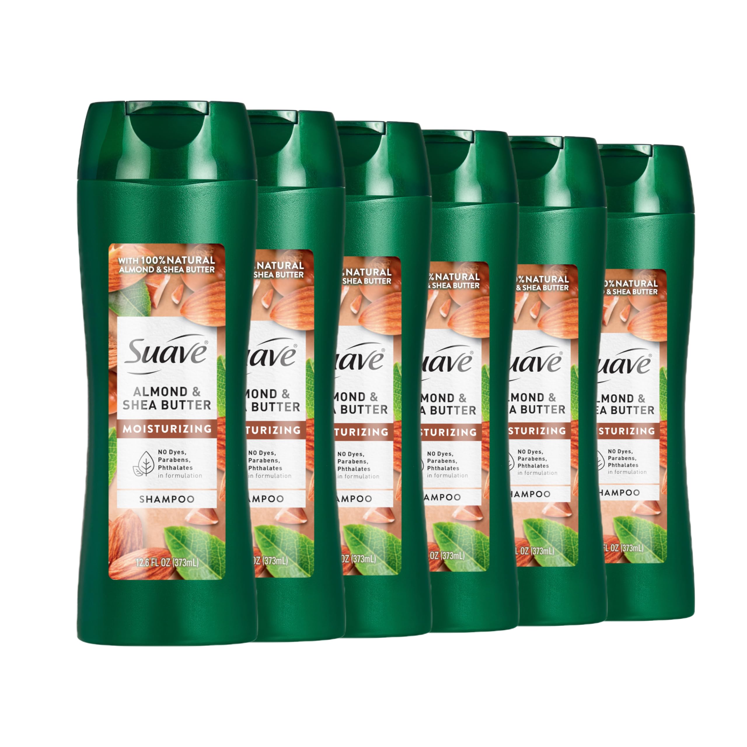 Suave Moisturizing Shampoo With 100 Natural Almond Shea Butter Replenishing Hair Care For Dry Damaged Hair for Women