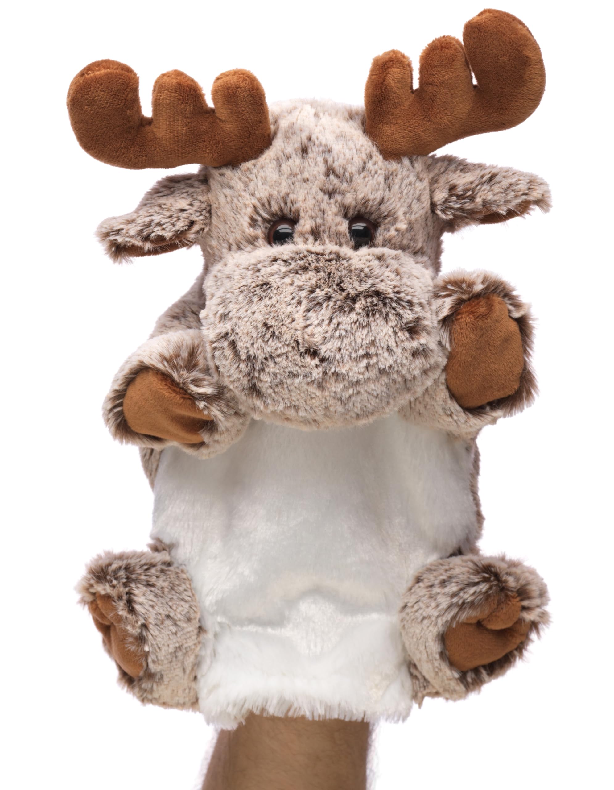 Uni-Toys - Elk Puppet (Heather Brown) - 28 cm (H) - Plush — image 1