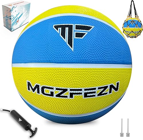 MGZFEZN Baloncesto para interiores y exteriores, tamaño 7, tamaño oficial 29.5, juego de baloncesto, hecho para todas las superficies, juegos de