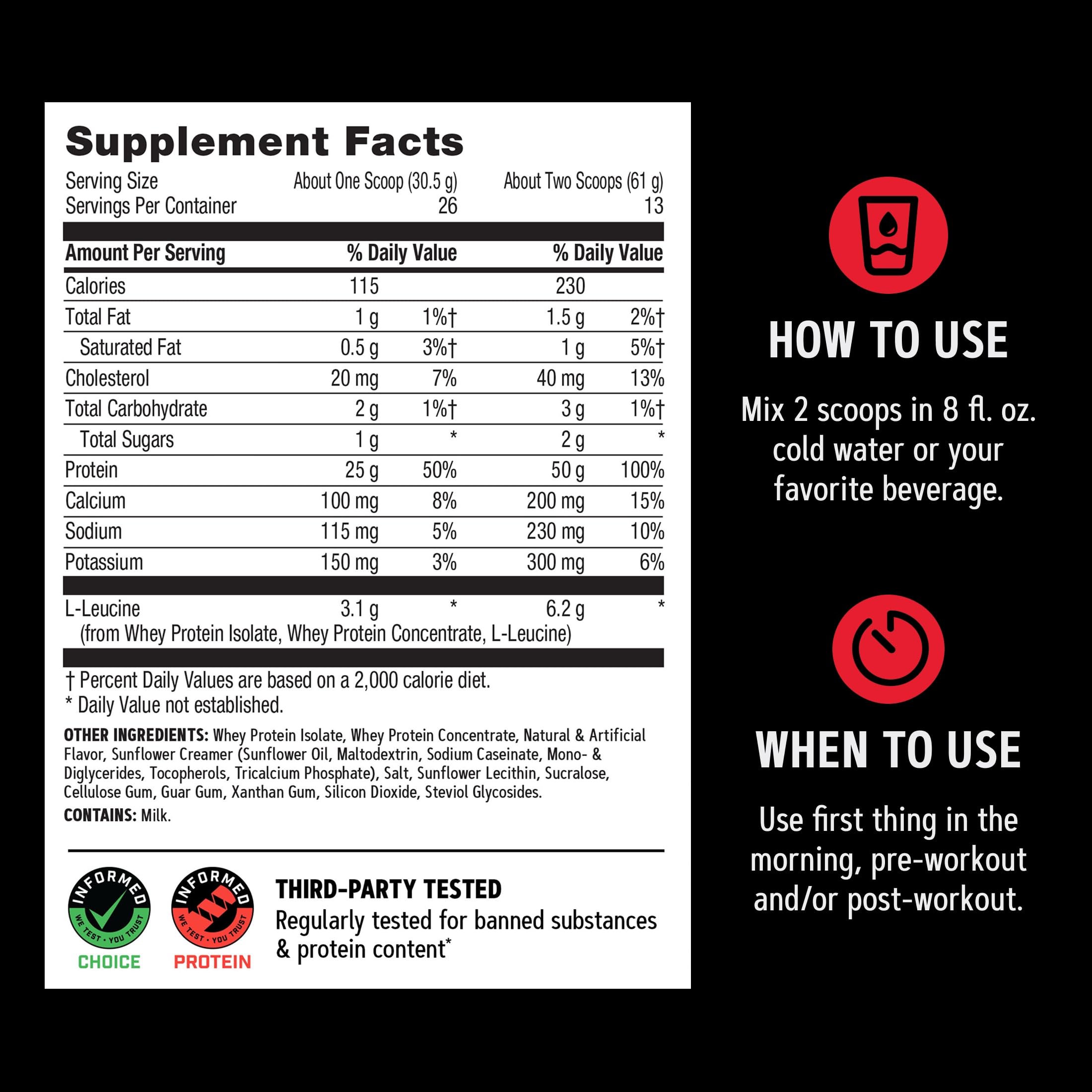 GNC AMP New Wheybolic, Classic Vanilla, 28 oz, 13 Servings — Amazon image 8