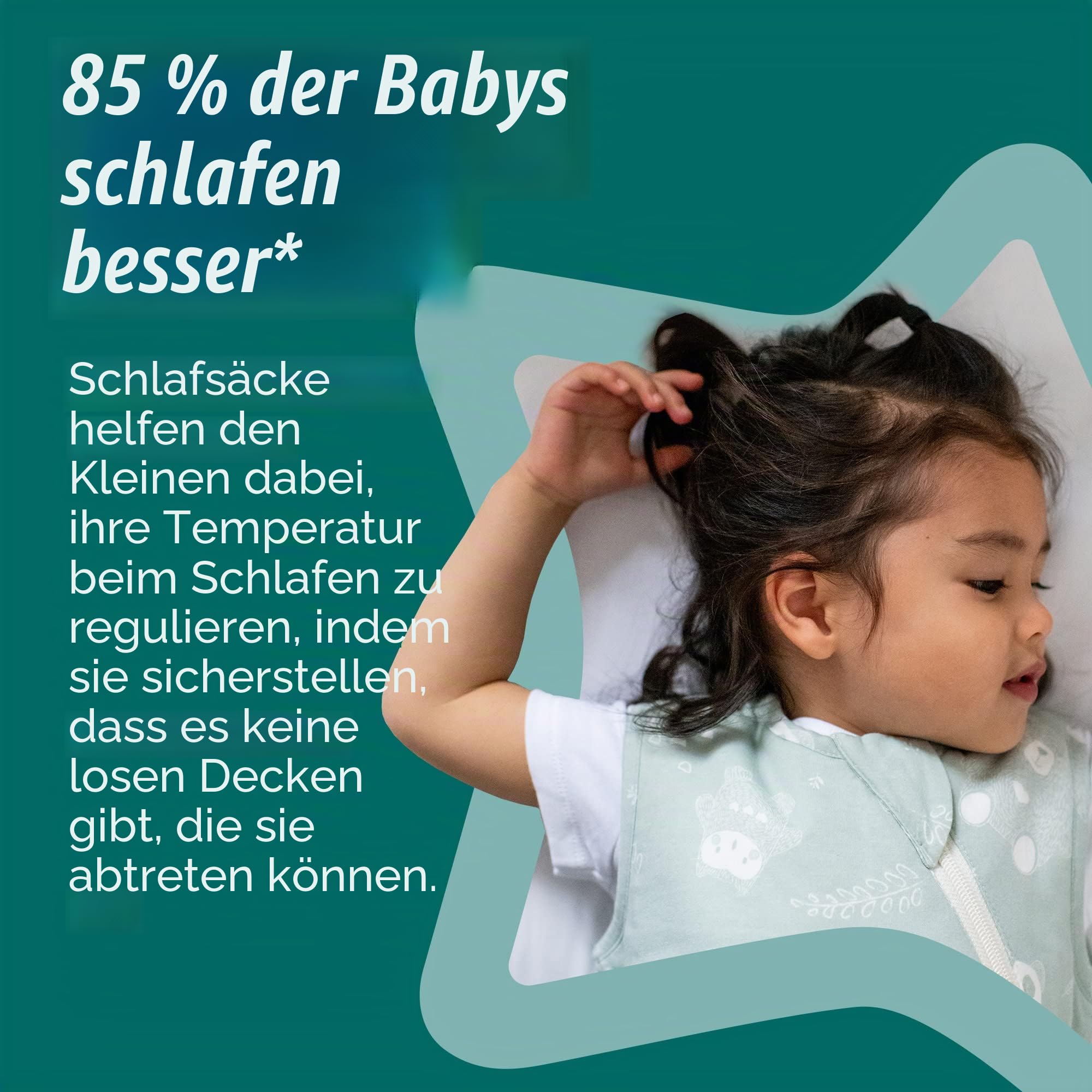 Tommee Tippee Baby-Schlafsack, The Original Grobag, hüftgesundes Design, weicher baumwollreicher Stoff, 6-18 m, 1.0 TOG, Blush