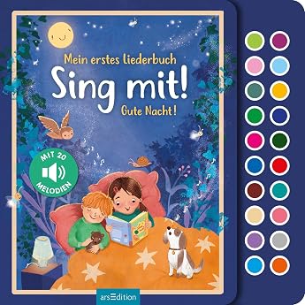 Sing mit! Gutenachtlieder Mein erstes Liederbuch mit 20 Melodien Hochwertiges Liederbuch mit leicht ausl sbaren Melodien von 20 beliebten Gutenachtliedern zum H ren und Mitsingen