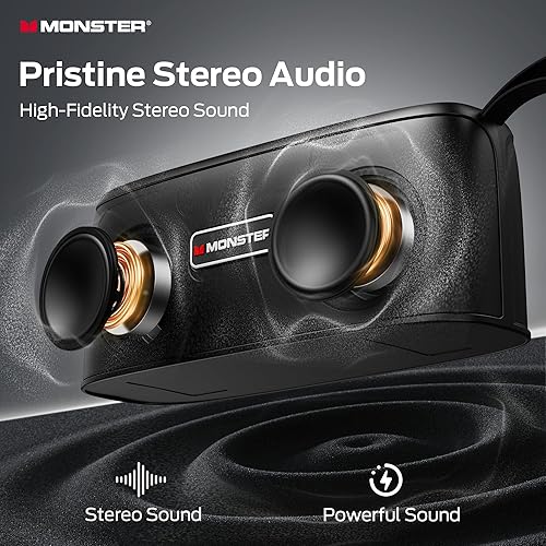 Miniatura 2 de Monster Altavoz Bluetooth portátil, Altavoz inalámbrico verdadero, sonido estéreo de 30 W,