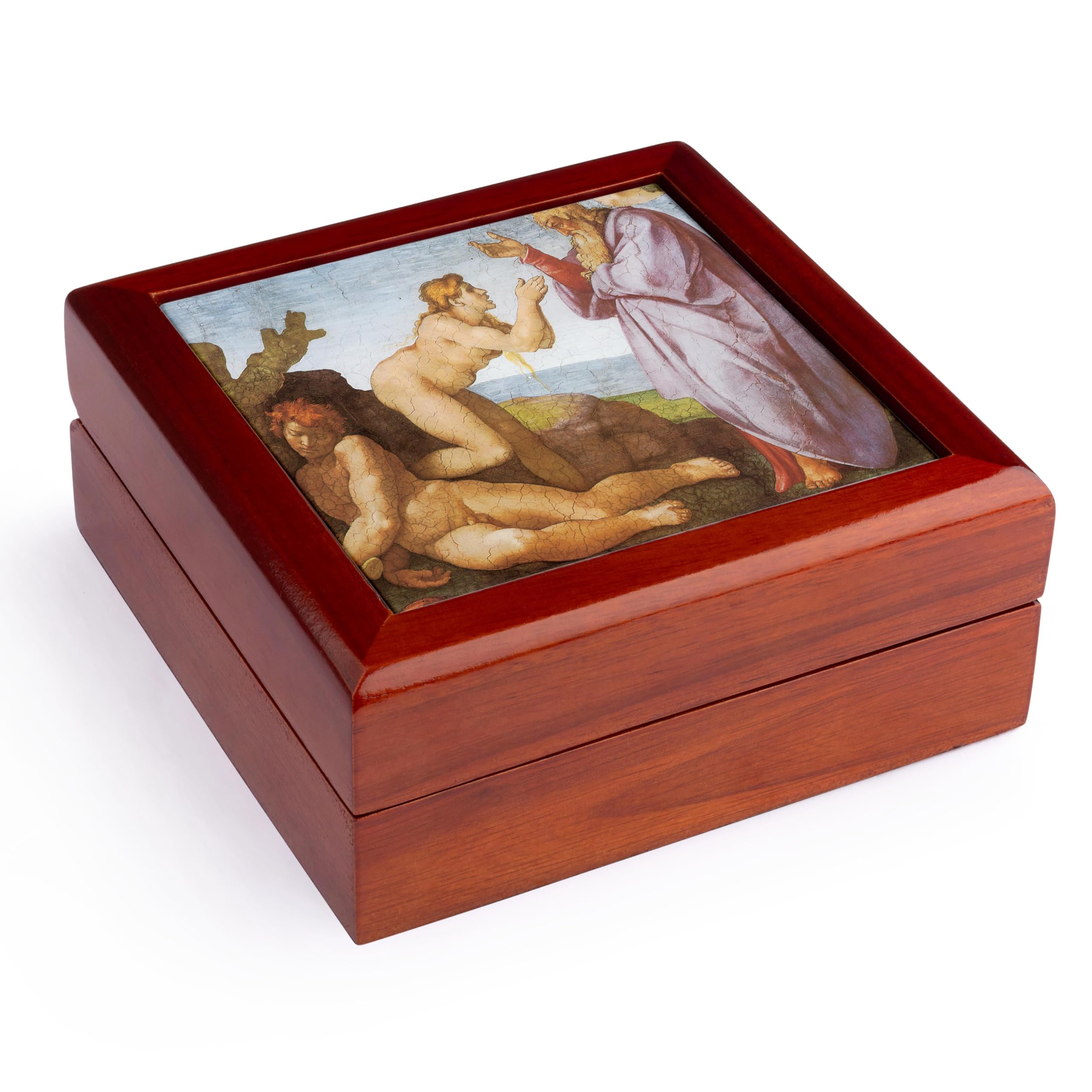 3dRose The Creation of Eve by Michelangelo Buonarroti, Jewelry Box jb-127087-1