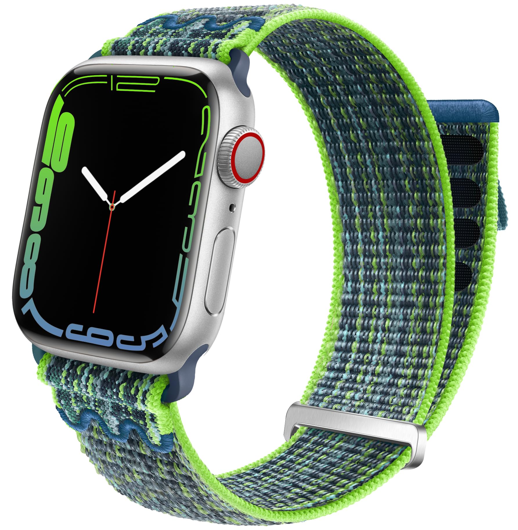 GZ GZHISY Sport Loop Nylon Band Compatible with Apple Watch Band 38mm 40mm 41mm 42mm 44mm 45mm 49mm Ultra 2 iWatch Series 9 8 7 6 SE 5 4 3 2 1 Strap,