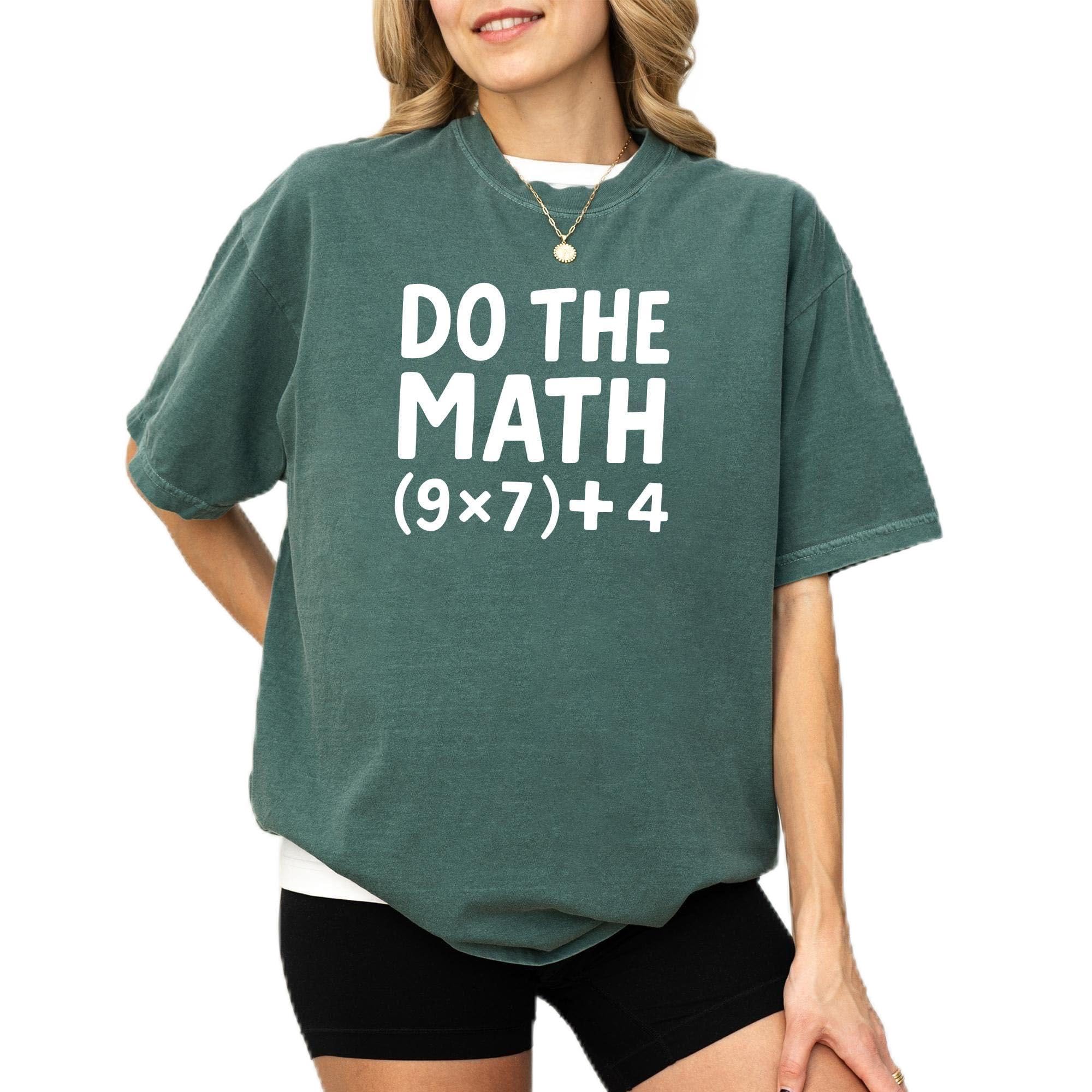Comfort Colors Funny Math Teacher Sh …