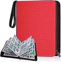 Vista 9 de 900 Pockets Baseball Card Sleeves Binder for Trading Card, Baseball Card Sleeves Card Holder Album Protectors Set Fit for Football Cards,Sport Cards