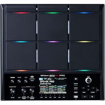 Roland SPD-SX PRO Sampling Pad 原 The Sampling Pad Top Model for Drummers & Other Musicians 原 9 Game Surfaces, 8 External Trig