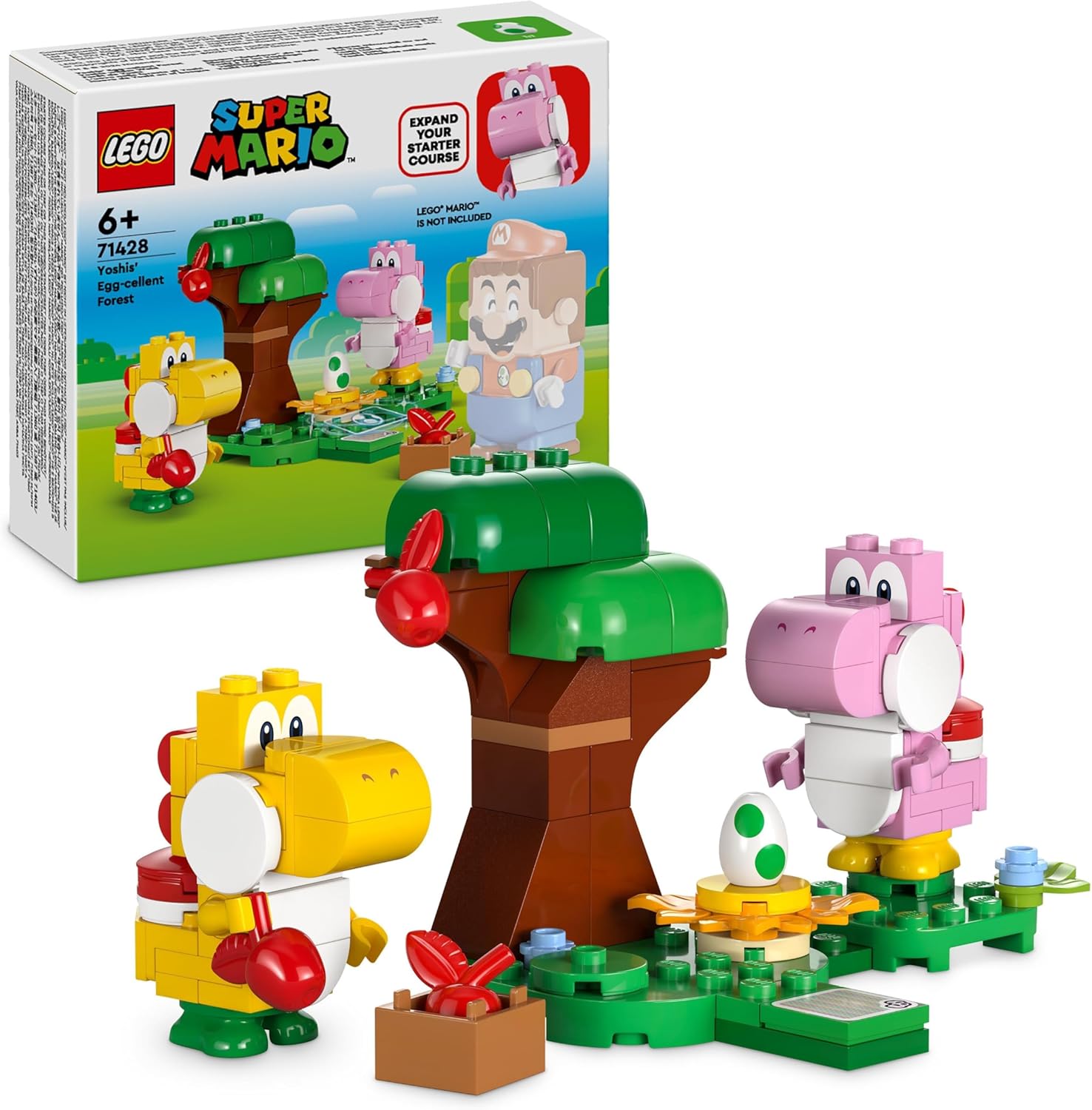 Lego Super Mario Ensemble d'Extension For??t de Yoshi, Jouet ?� Collectionner pour Gar?�ons, Filles 