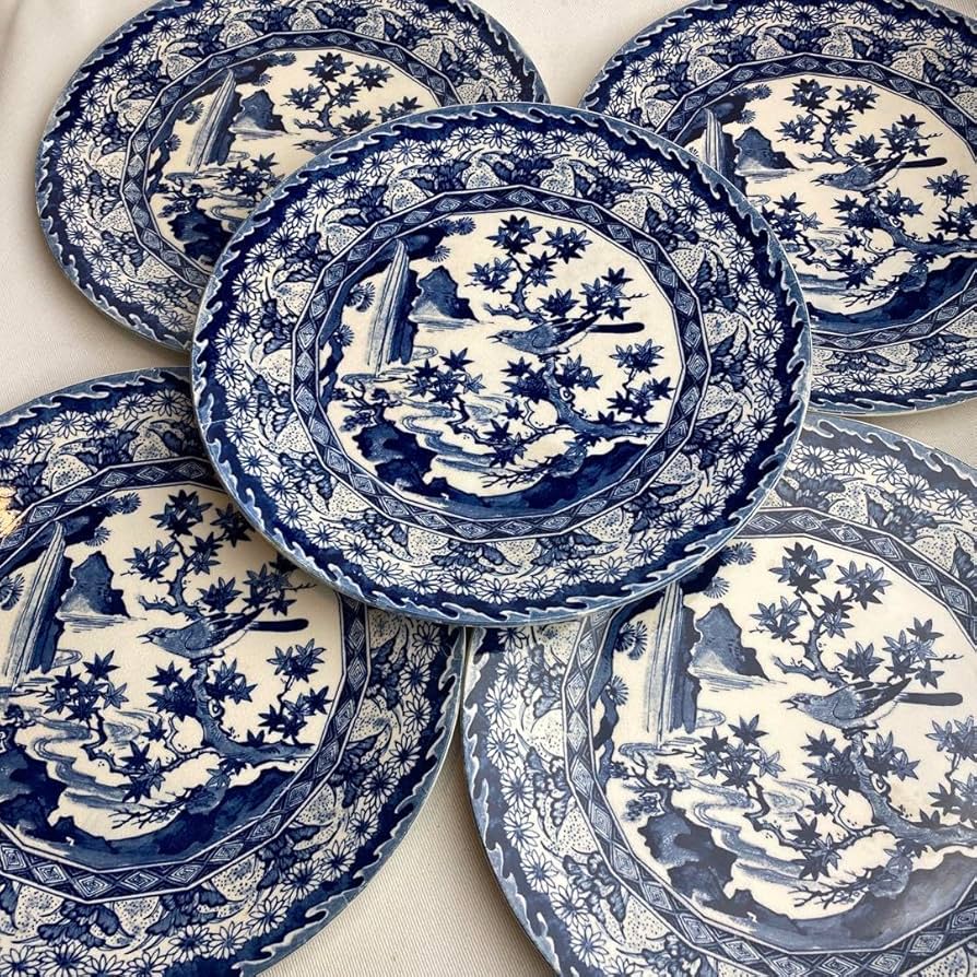 15、有田焼 清山 茶碗 5枚セット 15、有田焼 清山 茶碗 5枚セット