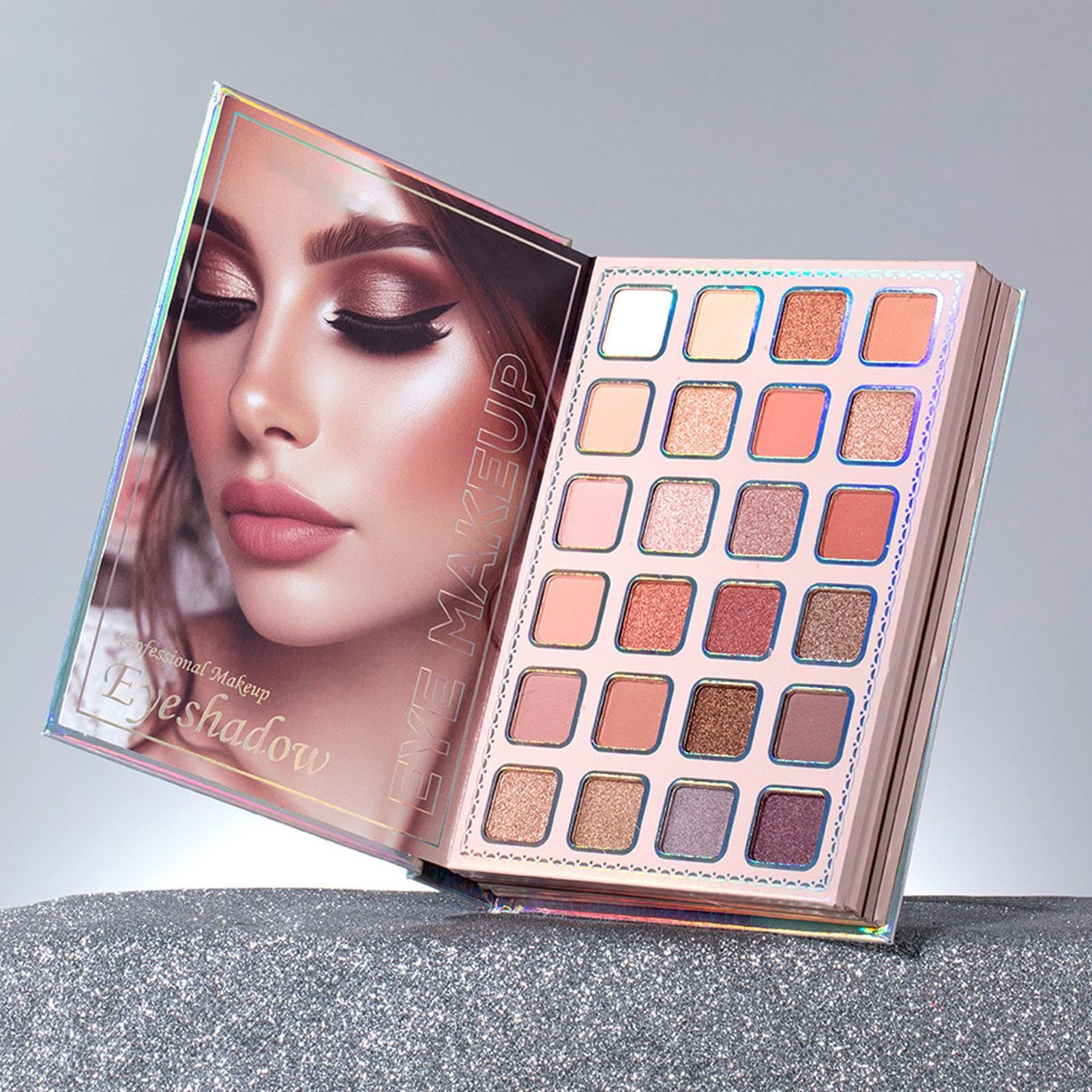 Palette Di Trucco Stile Libro Di Per Il Trucco | Blush Da Viaggio In per Studenti Principianti Professionisti Amanti della Bellezza Eventi Speciali Routine Quotidiana