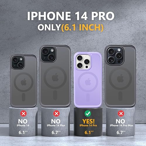 Vista 969 de MOCCA - Funda magnética resistente para iPhone 11 de 6.1 pulgadas, compatible con MagSafe, protector de pantalla de vidrio + protector de lente